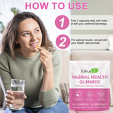 Vital Source Feminine Gummies - Feminine Balance Gummies for Women ph Natrual Famale Balance Cummie - Collagen Gummie - Pineapple PH Balance Gummie for Women Support Women’s Health - 60PCS
