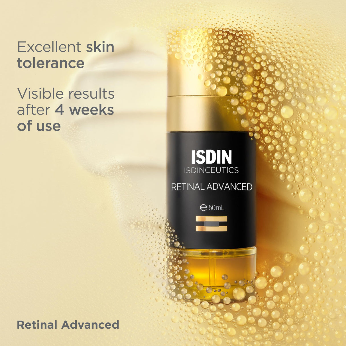 ISDIN Isdinceutics Retinal Advanced - Rejuvenating Facial Night Serum with Retinaldehyde and Melatonin 1.7 FL OZ (50 ml)