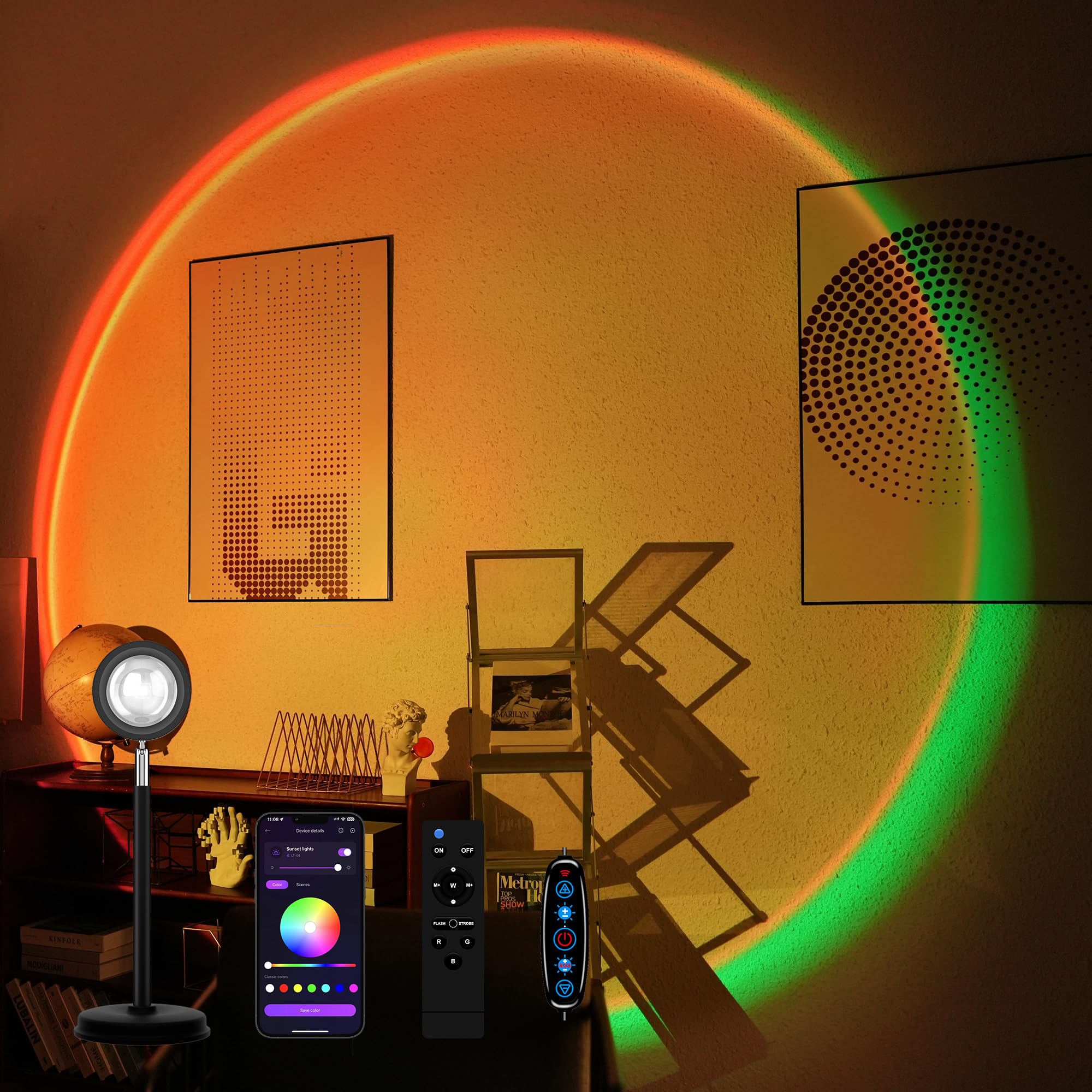 Tsrarey Sunset Lamp Projector