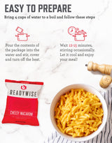 ReadyWise Emergency Food Supply - 14 Day, 150 Servings Emergency Freeze Dried Food Bucket, Protein Meals, Camping Essentials, Survival Kit, Disaster Prepping Supplies, up to 25 Year Shelf Life