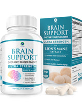 1 Body Brain Supplement – Nootropic Brain Booster with Alpha GPC, Ginkgo & Bacopa – 90 Vegan Capsules – Memory Supplement for Brain Support, Focus Pills, Brain Fog Supplements for Women and Seniors