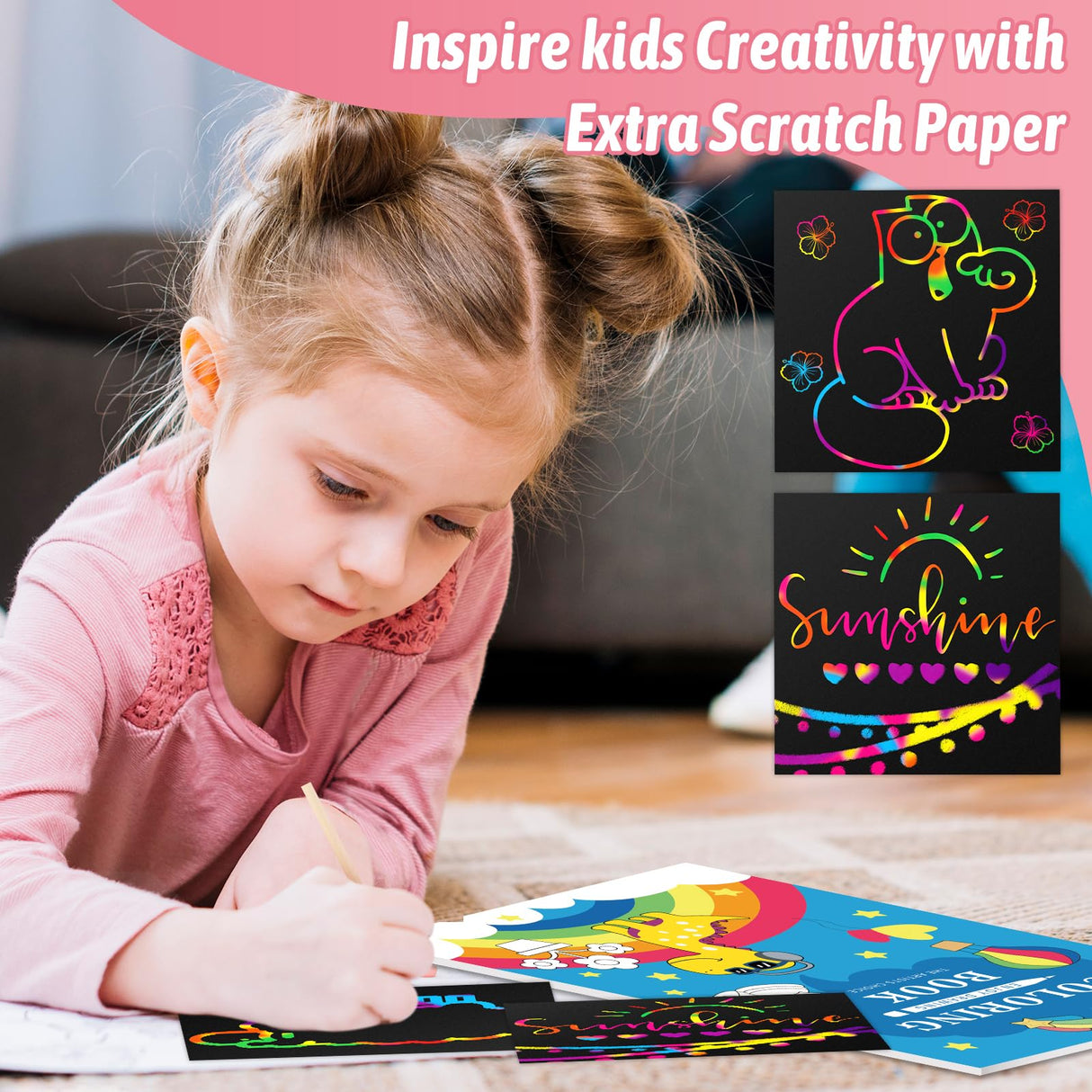 iBayam Stocking Stuffers, Art Supplies, Arts and Crafts for Kids Ages 8-12, Teens Girls Christmas Gifts, 251-Pack Art Set Case with Trifold Easel, Sketch Pads, Gifts for 5-12 Year Old Girl