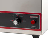 Winco FW-S500 Commercial Portable Steam Table Food Warmer 120V 1200W,Stainless Steel,Large