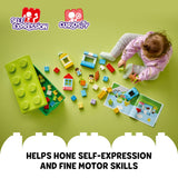 LEGO DUPLO Classic Brick Box Building Blocks - Stacking Toys for Toddlers, Ages 1.5+ Years - Learning & Educational Toys for Preschool - Develop Fine Motor Skills - Gift for Christmas - 10913