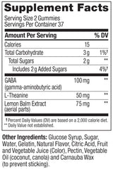 OLLY Goodbye Stress Gummy, GABA, L-Theanine, Lemon Balm, Stress Relief Supplement, Berry - 74 Count