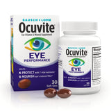 Ocuvite Eye Performance Vitamin & Mineral Supplement, Contains Zinc, Vitamins C, D, E, Omega 3, Lutein & Zeaxanthin, 30 Count Soft Gels