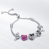 PANDORA Family Always Encircled Heart Charm - Compatible Moments - Stunning Women's Jewelry - Gift for Her - Made with Sterling Silver - With Gift Box