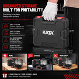 KATA 25 Piece Hole Saw Kit with 3/4"-6" for Wood, Drywall, PVC and Plastic