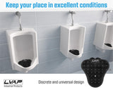 LVAP Urinal Screen Deodorizer (12-Pack) - Anti-Splash Urinal Cakes, Toilet Deodorizer, Urinal Screens for Commercial Restrooms, 5,000 Flushes, Citrus Scent