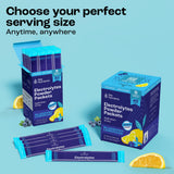 KEY NUTRIENTS Multivitamin Electrolytes Powder Packets - Delicious Blueberry Lemonade 20 Pack Hydration Packets - Travel Hydration Powder - No Sugar, No Calories, Gluten Free - Made in USA