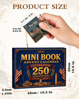 Book Advent Calendar 2026 for Book Lovers, Christmas Tree Ornaments