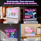Cosmody Rechargeable LED Drawing Board,Gift for Boys Girls Ages 3+ (White)
