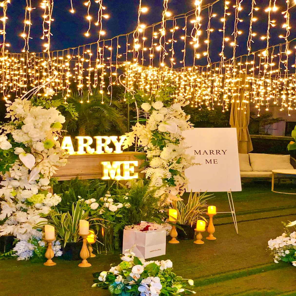 Icicle Lights for Outside, 33FT 400 LED Icicle Christmas Lights Outdoor, Waterproof & 8 Modes & Timer, Plug in Twinkle String Light for Indoor Patio Party Wedding Xmas Holiday Decorations, Warm White