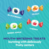 Colombina Delicate Fruit Drops, 4 Assorted Fruit Candy Flavors, Individually Wrapped, Ideal for Easter, Halloween, and Christmas, 2.2lbs (Pack of 4)