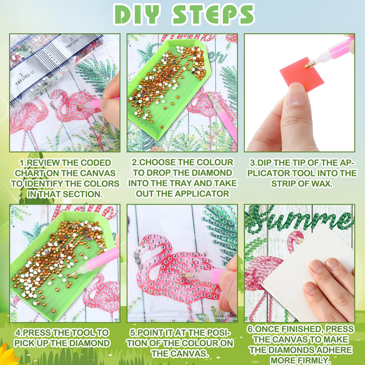 Trandraft 13 Pcs Interchangeable Seasonal Diamond Painting Kits for Adults Monthly 5D Diamond Art Calendar Kits with Frame for Christmas Thanksgiving Winter Holiday Decor Gift(Stylish Style)