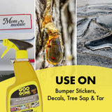 Goo Gone Automotive - Cleans Auto Interiors/ Bodies and Rims, Removes Bugs & Stickers - 12 Fl. Oz.