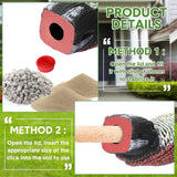 YAOSAN Hawk Decoy to Scare Birds Away - Owl & Hawk Garden Decoy Combo, 2X Protection Wind-Activated Bird Deterrent for Farms & Yards, 50% Larger Size (15")