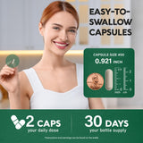 Thyroid Support for Women - Astragalus | Selenium 200 mcg | Zinc & Iodine | L-Tyrosine | Adaptogen Herbs - 21-in-1 Antioxidant & Immune Support - Vegan, Non-GMO, Lab Tested - 60 Capsules, Made in USA