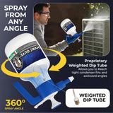 HVAC Guys Coil Cleaner Pump Sprayer | Handheld Chemical Pump Sprayer with 360° Spray Angle | Adjustable Nozzle, EPDM Seals | 48 oz Capacity