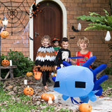 FANFX Cartoon Axolotl Costume Inflatable Costume for Adult and Kids Christmas Blow Up Costumes Cute Unisex Suit for Animals Cosplay Holiday Party with Adjustable Waistband