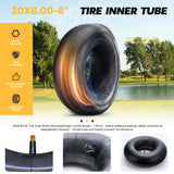 20x8.00-8" to 20x10.00-8" Tire Inner Tubes with TR13 Straight Valve Stem