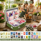 Seed Storage Organizer Binder, Seed Holder Organizer with 20 Pcs Reusable Seed Envelopes & 30 Pcs Sheets Protectors Holds 120 Packets, Garden Saving Binder Bag for Gardeners, Hobbyists, Organizers