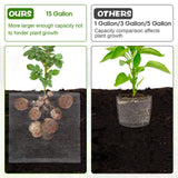 Yaocom 10 Pcs 15 Gallon Gopher and Vole Wire Baskets Stainless Steel Plant Root Protector Gopher Cages for Tree Flowers Vegetables Garden Underground Protection