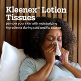 Kleenex Lotion Facial Tissues, 8 Cube Boxes, 80 Tissues per Box