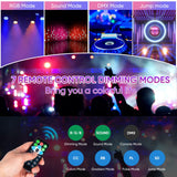 DJBoomy Stage Lights 36 DJ LED Par Light RGB Party Lights Uplights with Sound Activated Remote DMX Control for Disco Dance Wedding Club Christmas Birthday Music Party Stage Lighting