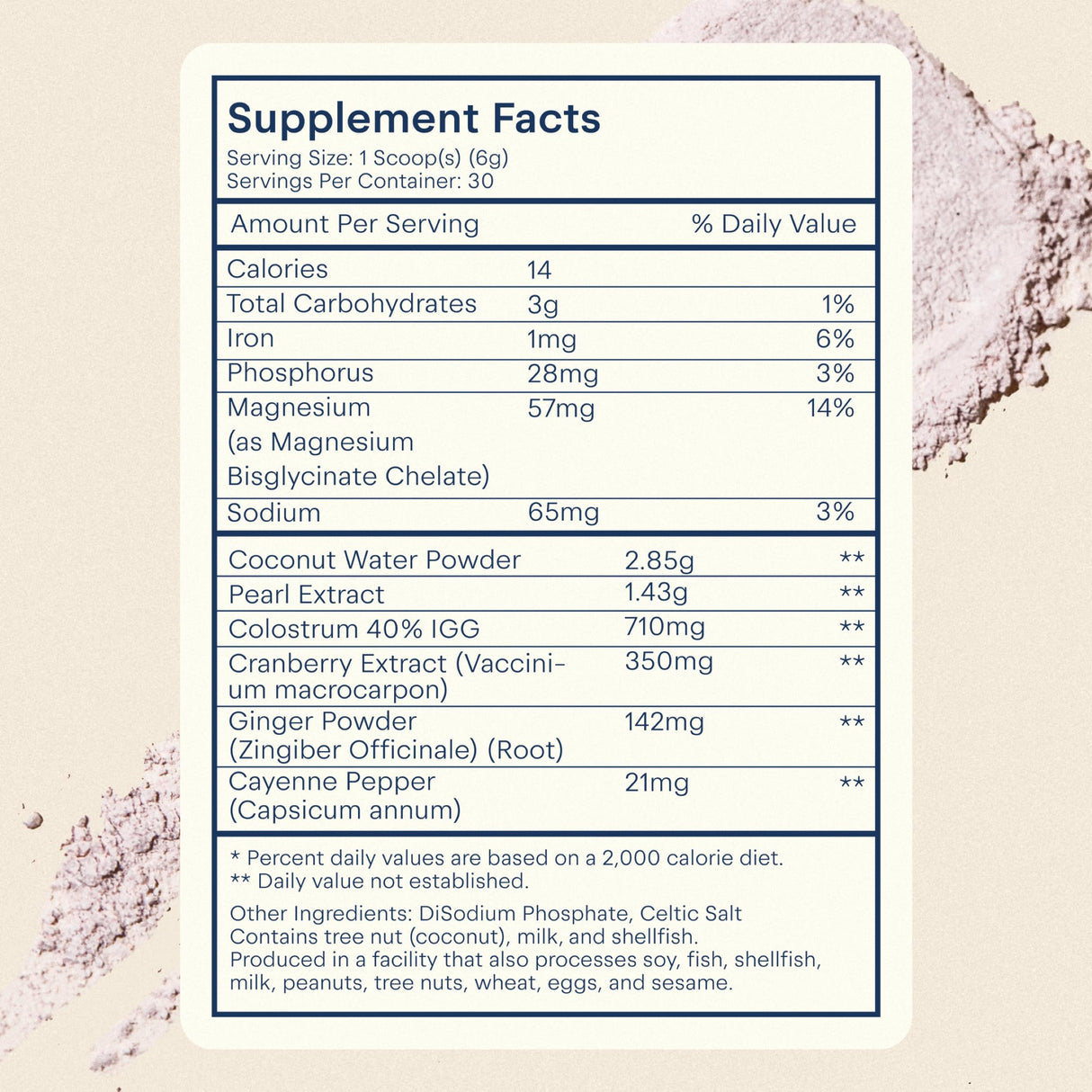 The Skinny Confidential Beauty Salt- Hydration Powder Contain Grass-Fed Colostrum, Electrolytes & Pearl Powder - Supports Immunity & Digestive Health, Glowing Skin & Radiant Hair - Gluten Free