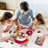 veirousa Christmas Gnomes Latch Hook Kits for Adults Beginners, Pre-Printed Latch Hook Pillow Kit, Craft Rug Making Kits, DIY Embroidery Cushion for Home Sofa Decor & Xmas Gift Idea 17x17 in.