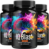(3 Pack) IQ Blast Pro Capsules - Official IQ Blast Pro Advanced Supplement Pills, IQ Blast Pro Premium Formula for Wellness & Health Support, Original IQ Blast Pro Reviews, 180 Capsules for 3 Months