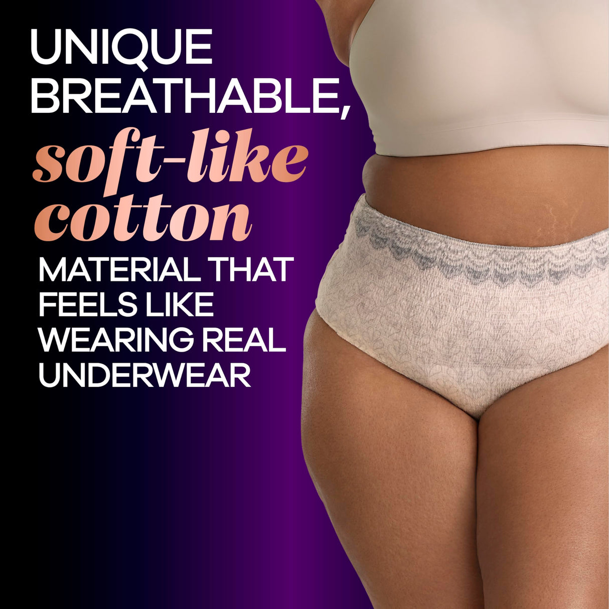 Always Discreet Boutique Incontinence and Postpartum Underwear for Women, Maximum Protection, Small/Medium, Rosy, 48 Count (4 Packs of 12)