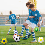 6 Pack Operation Deflated Christmas Soccer Ball with Pump for Child,Items Bulk Deals Soccer Balls,Classic Soccer Balls Size 5 with Mesh Sport Bag Pump Needle for Shoebox Gift Fillers Charity Donations