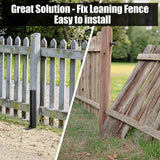 ArlinaL Fence Post Repair Kit, Thickened Steel Anchor Ground Spike