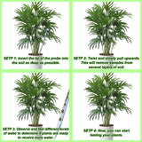 14" Soil Probe for House Plants Stainless Steel Garden Soil Sample Probe No Batteries Required Moisture Meter Soil Probe Rod for Plant Garden Farm Soil Sampling