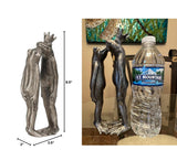 Frog Decor Garden Statue Decor Outside - Artgenius Couple Kissing Statue Outside Frog Figurines for Yard Patio Lawn Decorations Couple Frogs Front Yard Decorations Outdoor 3.6"2.1"8.7" LC Lcdecohome