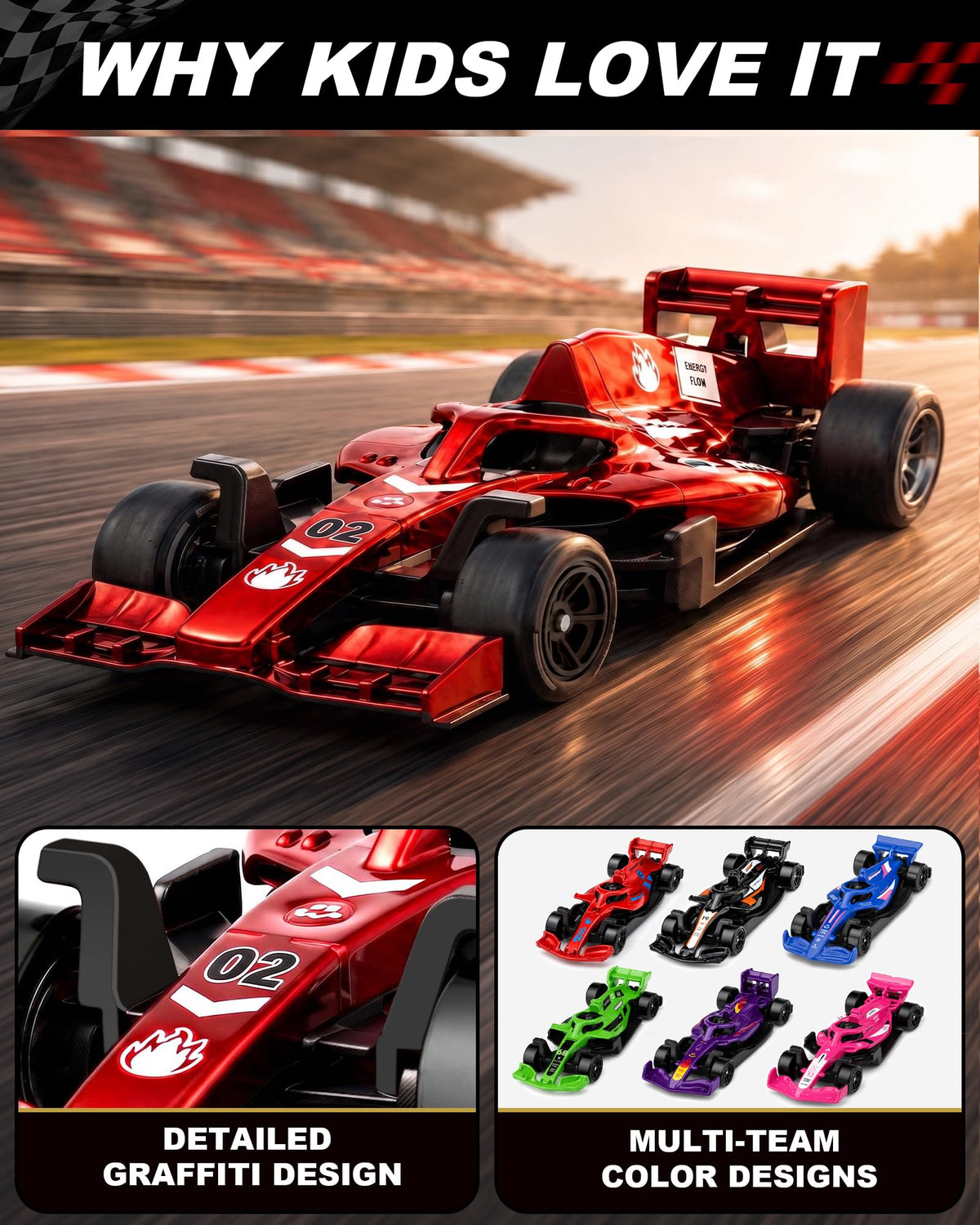 Racing Cars Advent Calendar 2026 for Kids Boys,1:64 Collectible Die-Cast Set, 1:64 Scale 20 Die-Cast Cars, Multi-Team Designs, 4 Racing Track Accessories & Play Map, For Race Fans & Collectors
