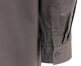 BOCOMAL FR Shirts 6.25oz Light Weight Summer Welding Shirts Flame Resistant Shirt Charcoal Gray Men's Fire Retardant Shirt