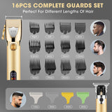 Lanumi Professional Hair Clippers Trimmer for Men Electric Razor Shavers/Beard Trimmer/Rechargeable Clippers and Trimmers Beard Trimmer Barber Kit with Travel Case Clippers for Hair Cutting Gifts