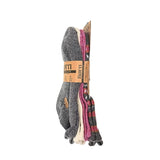 Born Outdoor Cushion Sole Wool Blend Quarter Socks 4 Pairs Size 4-10