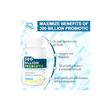 Negima Active Probiotics for Women & Men, Beneficial Daily Health Care - 300 Billion CFU Probiotic, 60 Capsules Per Pack -129