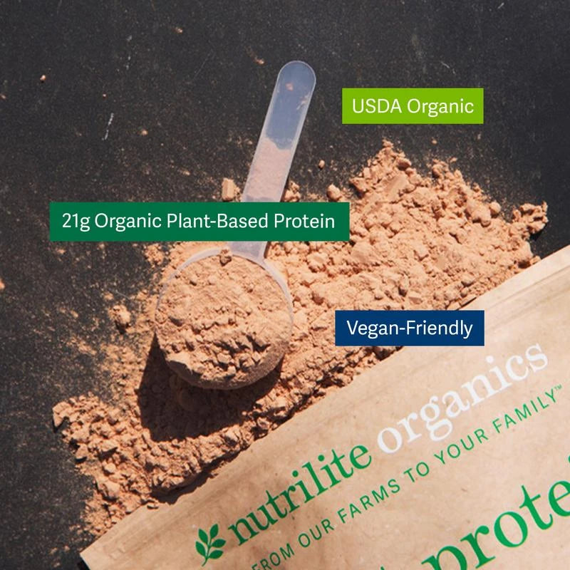 Nutrilite Organics Plant-Based Protein Powder Supplement - Specification: Nutrilite Organics Plant Protein Powder-Unflavored