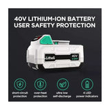 Battery LiTHELi 40V 2.5AH Lithium lon Battery Pack **NOT for LYNXX**