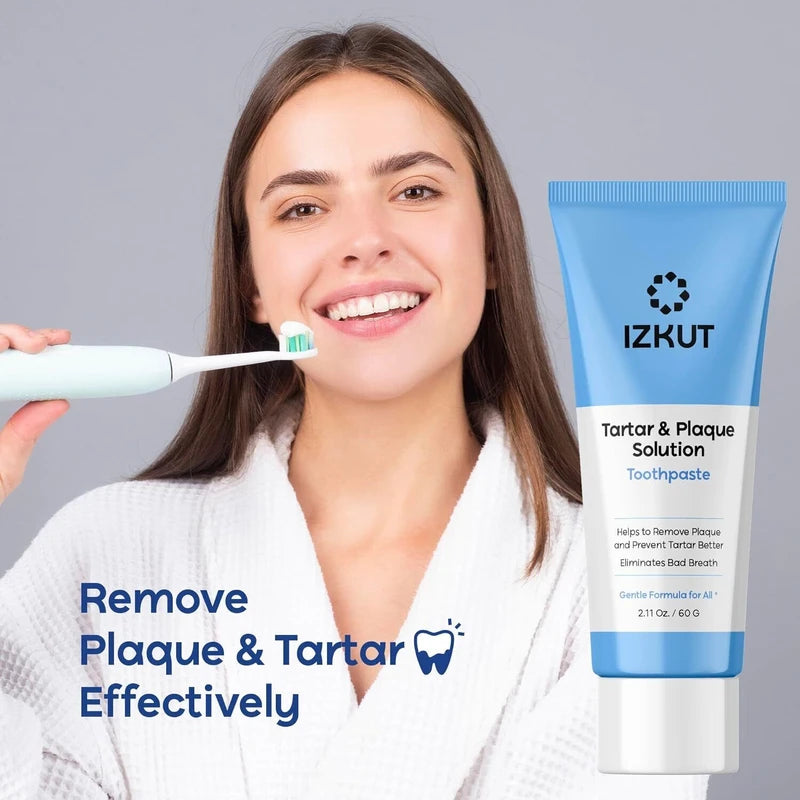 IZKUT Tartar Control Toothpaste for Tartar Removal, Plaque Remover for Teeth, 2026