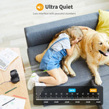 SmartDevil USB Fan, Mini Fan, Small Quiet Table Fan, Stepless Speed 20° Adjustment, USB Desk Fan, Low Noise, USB Fan Easy to Carry, for Office, Home (Black)