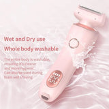 2024 Best Silk Glide Razor, Lady Shaver, Silk Glide Epilator Painless Hair Removal at Home, 2 in 1 Electric Shaver Razors for Women, for Sensitive Skin, Wet & Dry