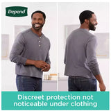 Depend Protection Plus Ultimate Underwear for Men LARGE 84 Count