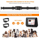 Aweec Wireless Dog Fence,Dog Training Collar & Electric Fence with Remote 2-in-1,Dog Boundary Containment System Wireless,Adjustable Wireless Dog Training Collar for Medium,Big Sizes Dog（Collar Only）