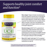 Healthy Origins UC-II, 40 mg - Premium Collagen Supplement for Joint Health, Mobility & Flexibility - Undenatured Type II Collagen - Gluten-Free & Non-GMO Supplement - 60 Veggie Caps